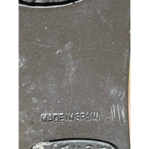 Stuart Weitzman Strappy Tortoiseshell & Leather Wedge Sandals 6.5 - Picture 8 of 9